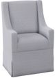 John Thomas Furniture® Customizable Select Slope Slip Cover Dining Arm Chair-0