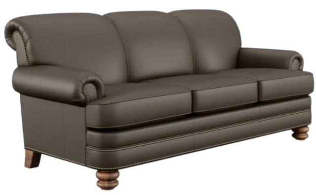 Flexsteel® Customizable Bay Bridge Leather Sofa-1