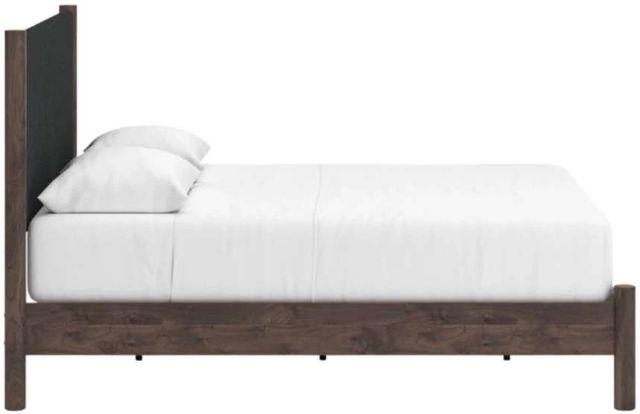 Signature Design by Ashley® Cadmori Brown Queen Upholstered Panel Bed-3