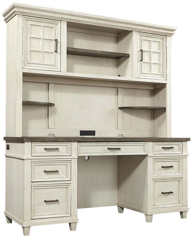 Aspenhome® Caraway Aged Ivory Credenza Desk-1