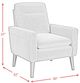 Elements International Hawk Espresso/Radiance Green Accent Arm Chair-4