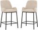 Primo™ International 1017 2-Piece Taupe Upholstered Counter Chair Set-1