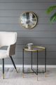 A & B Home 2-Piece Black/Gold Side Table Set-4