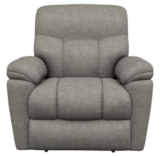 La-Z-Boy® Morrison Charcoal Power Wall Recliner with Headrest and Lumbar-1