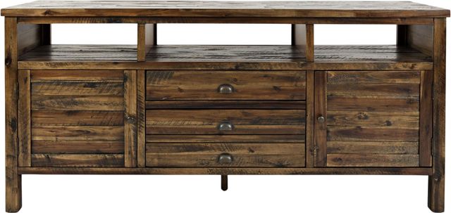 Jofran Inc. Artisan's Craft Dakota Oak 70" Media Console-1