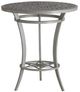 Tommy Bahama® Outdoor Silver Sands Oyster Shell Aluminum High/Low Bistro Table-1