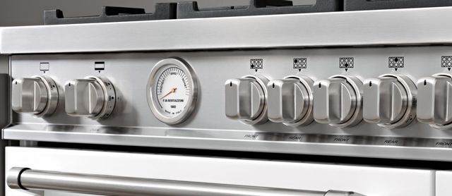 Bertazzoni Master Series 48" Fingerprint Resistant Stainless Steel Pro Style Gas Range-3