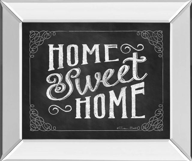 Classy Art Home Sweet Home by Susan Ball Mirror Framed Wall Art-0