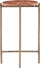 Hooker® Furniture Melange Joie De Vivre Red Spot Table with Gold Base-5
