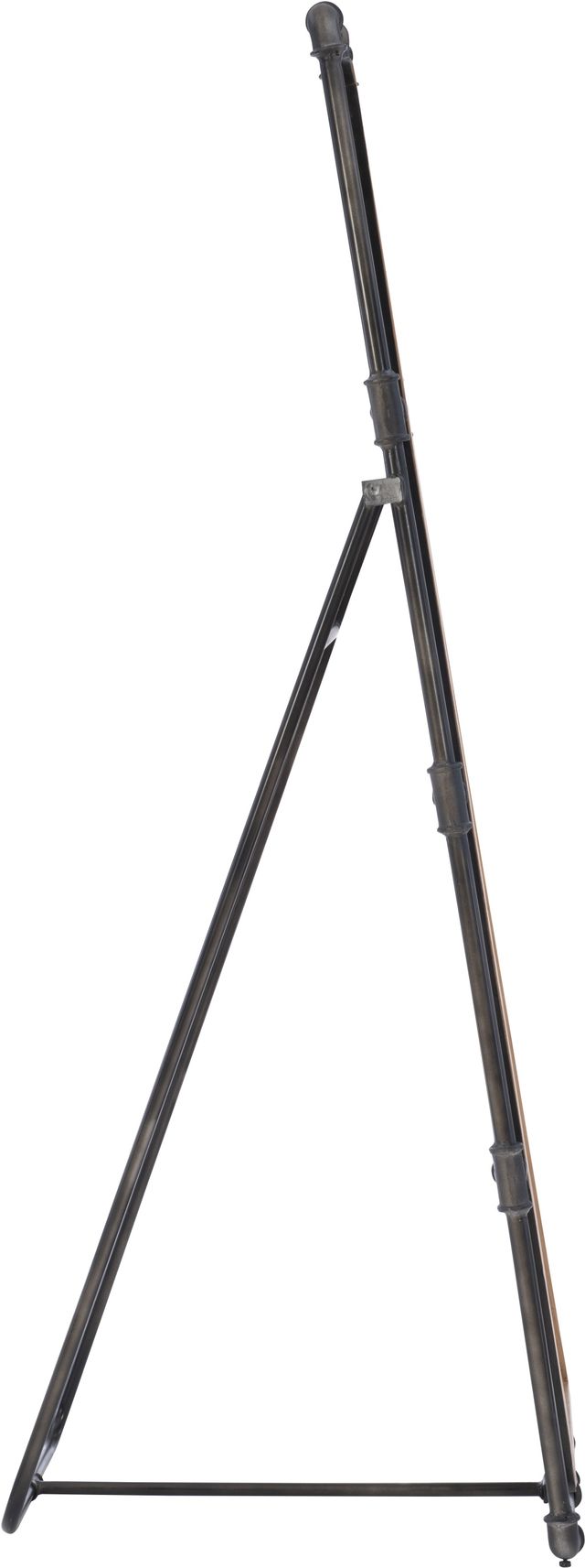 Powell® Gunther Natural Gun Metal Pipe Cheval Mirror-4