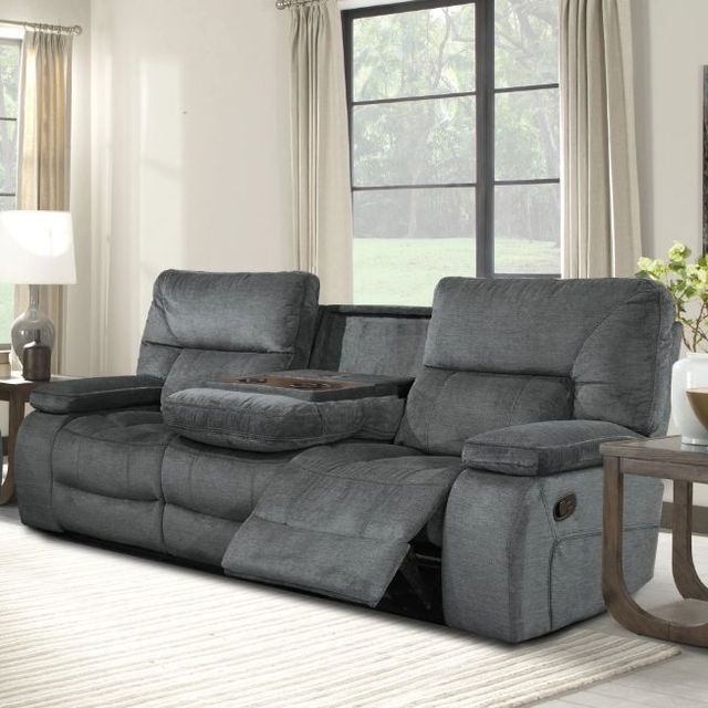 Parker House® Chapman Polo Manual Reclining Sofa with Drop-Down Console-2