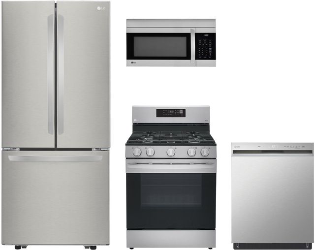 LG 4 Piece Stainless Steel Gas Kitchen Package-0
