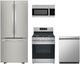 LG 4 Piece Stainless Steel Gas Kitchen Package-0