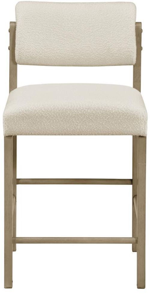 Coaster® Kehoe 2-Piece Cream/Natural Oak Counter Stool Set-4