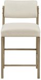 Coaster® Kehoe 2-Piece Cream/Natural Oak Counter Stool Set-4