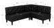 Powell® Auden 3-Piece Black Nook Corner Bench Set-2