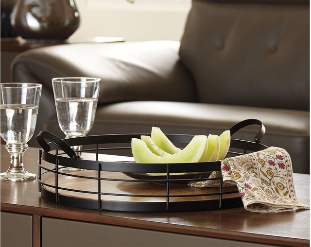 Signature Design by Ashley® Diantha Black Tray-1