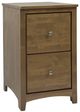 Boulder Creek Furniture Modular Brown 2-Drawer File Cabinet-0