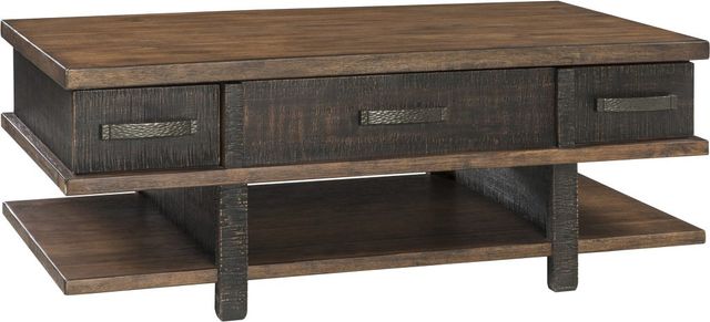 Signature Design by Ashley® Stanah Brown Lift Top Cocktail Table-0