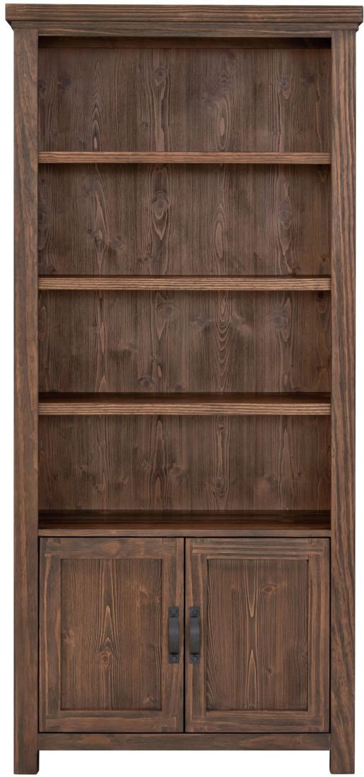 Legends Home Montana Dove Rustic Bookcase-1