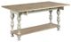 American Drew® Litchfield Lakeside Brown Flip Top Table with Off-White Base-2