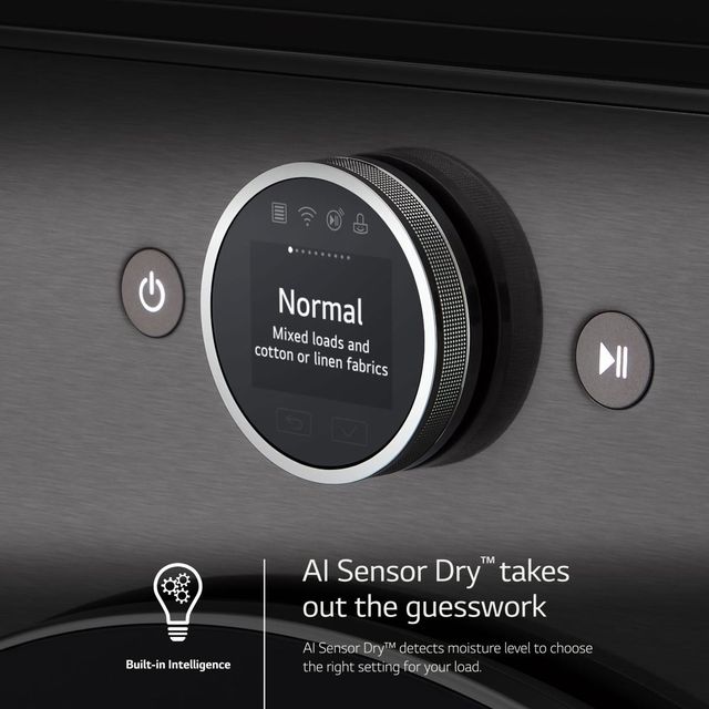 LG 7.4 Cu. Ft. Black Steel Front Load Gas Dryer-3