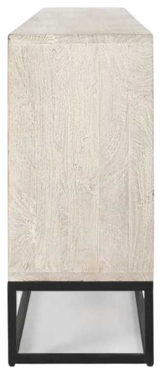 Classic Home Flint Black/Coastal White Sideboard-3