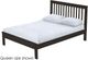 Crate Designs™ Furniture Espresso Twin XL Mission Bed-0