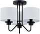 Forty West Briggs Black Semi-Flush-0