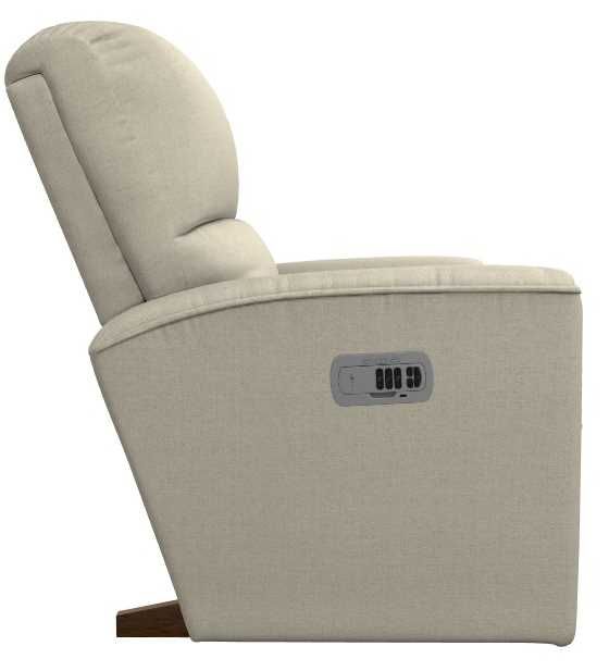 La-Z-Boy® Cade Linen Power Rocking Recliner with Headrest and Lumbar-3