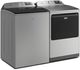 Maytag® Classic Silver Top Load Washer & Electric Dryer Laundry Pair-4