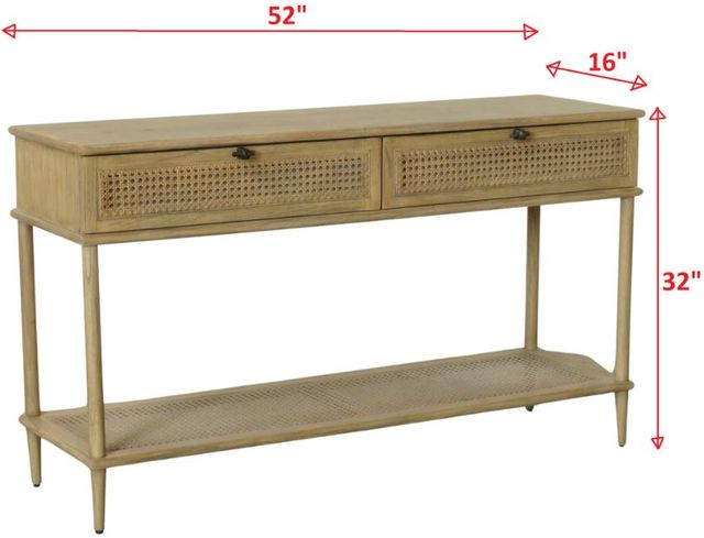 Uttermost® Coast Natural Console Table-2
