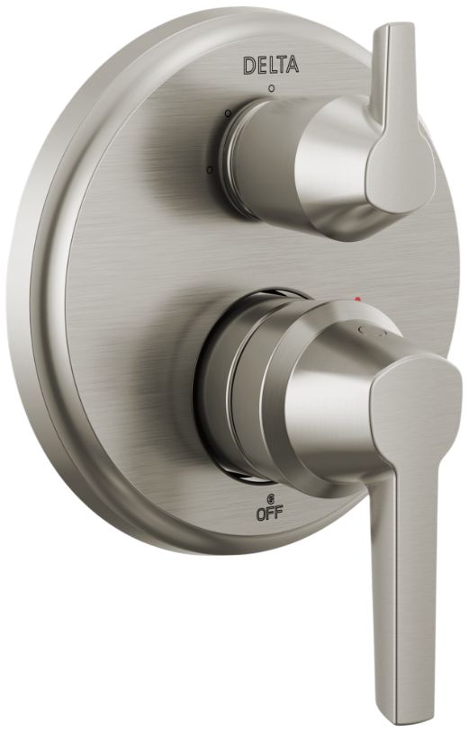 Delta Galeon® 14S Lumicoat® Stainless 3-Setting Integrated Diverter Trim-0