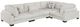 Homelegance® Tinley 4-Piece Beige Modular Sectional-0