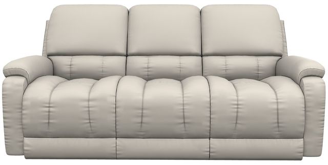 La-Z-Boy® Greyson Ice Leather Manual Reclining Sofa-1