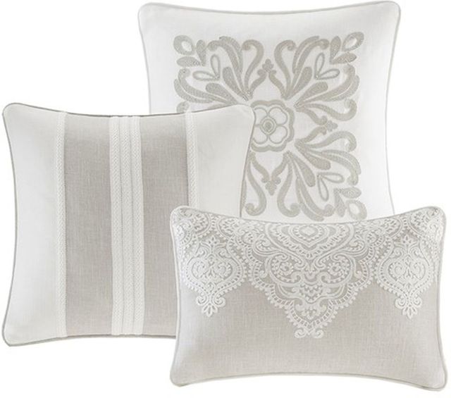 Olliix by Madison Park Signature Natural King Barely There Comforter Set-2