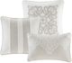 Olliix by Madison Park Signature Natural King Barely There Comforter Set-2