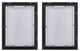 A & B Home Sylvan 2-Piece Blue/Green Framed Printed Acrylic Wall Art Set-3
