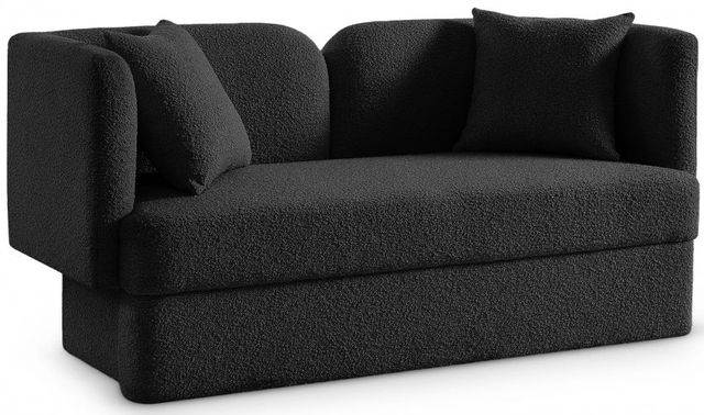 Meridian Furniture Marcel Black Loveseat-0