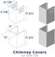 Hauslane Stainless Steel Range Hood Chimney Cover Kit-0