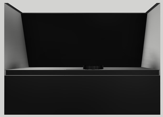 Vent-A-Hood® 42" Black Wall Hood-1