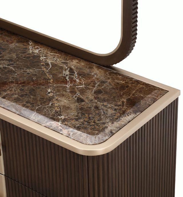 Michael Amini® West Kensington Medium Espresso Dresser with Mirror-4