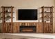International Furniture Direct Balam Brown 80" Entertainment Center with Fireplace-0