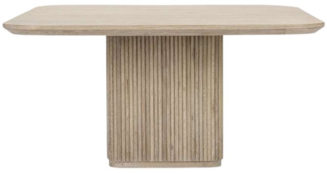 Classic Home Vander Cream Washed Square Dining Table-1