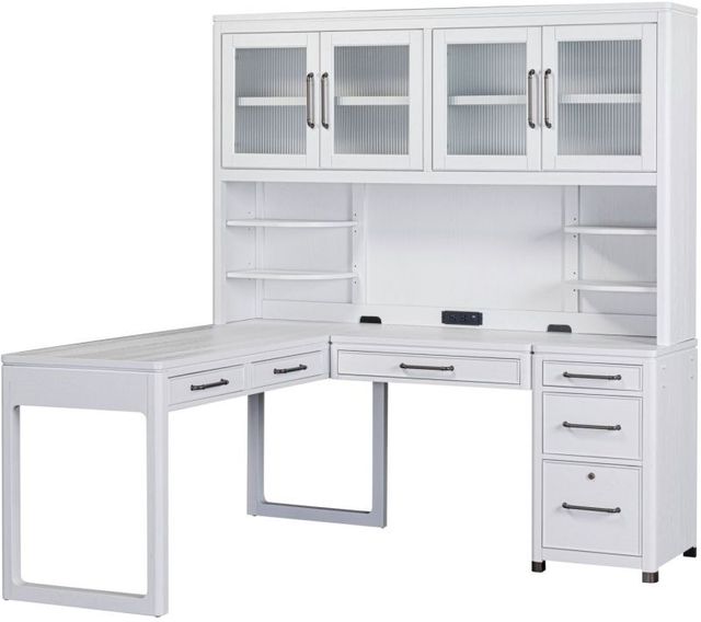 aspenhome® Norah Simply White Modular Desk-0