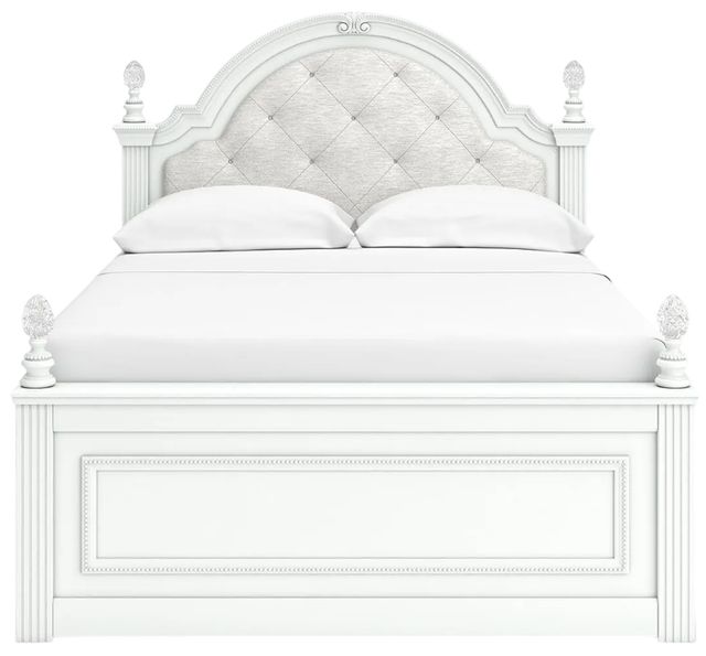 Signature Design by Ashley® Kozlani White Full Upholstered Storage Panel Bed-2