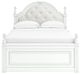 Signature Design by Ashley® Kozlani White Full Upholstered Storage Panel Bed-2