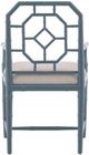 Furniture Classics Wilson Beige/Light Blue Arm Chair-3
