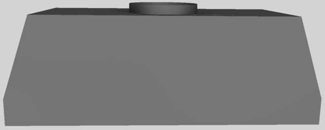Vent-A-Hood® 36" Gunsmoke Wall Mounted Liner Insert-3