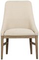 Magnussen Home® Tristan Beige/Swiss Coffee Brown Upholstered Arm Chair-2